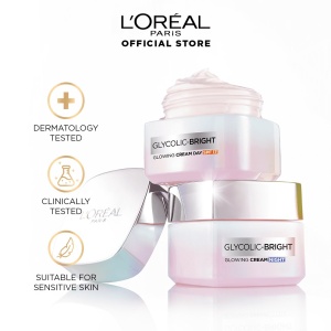L'oreal Glycolic Bright Glowing Cream Night - 50ml
